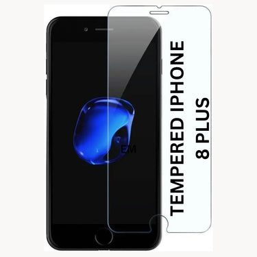 Apple iPhone 8 Plus Tempered Glass Transparent with Full Edge Protection & Easy Installation Kit (Pack Of 2)